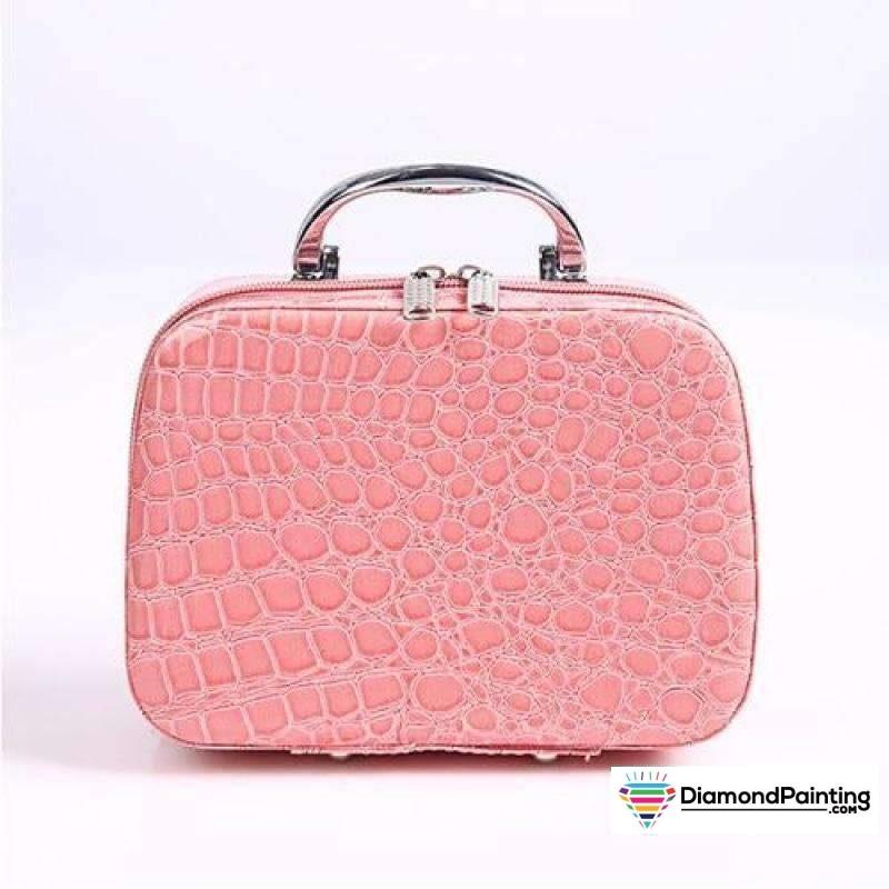 22 Bottle Diamond Painting Storage Case Fancy Handbag Free Diamond Painting Pink 
