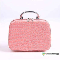 Thumbnail for 22 Bottle Diamond Painting Storage Case Fancy Handbag Free Diamond Painting Pink 