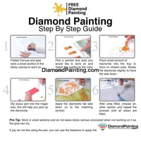Thumbnail for Abstract Golden Gate Bridge Art Deco Diamond Painting Kit Free Diamond Painting 