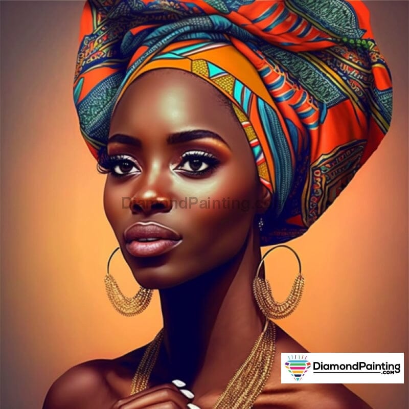 African Beauty Free Diamond Painting 