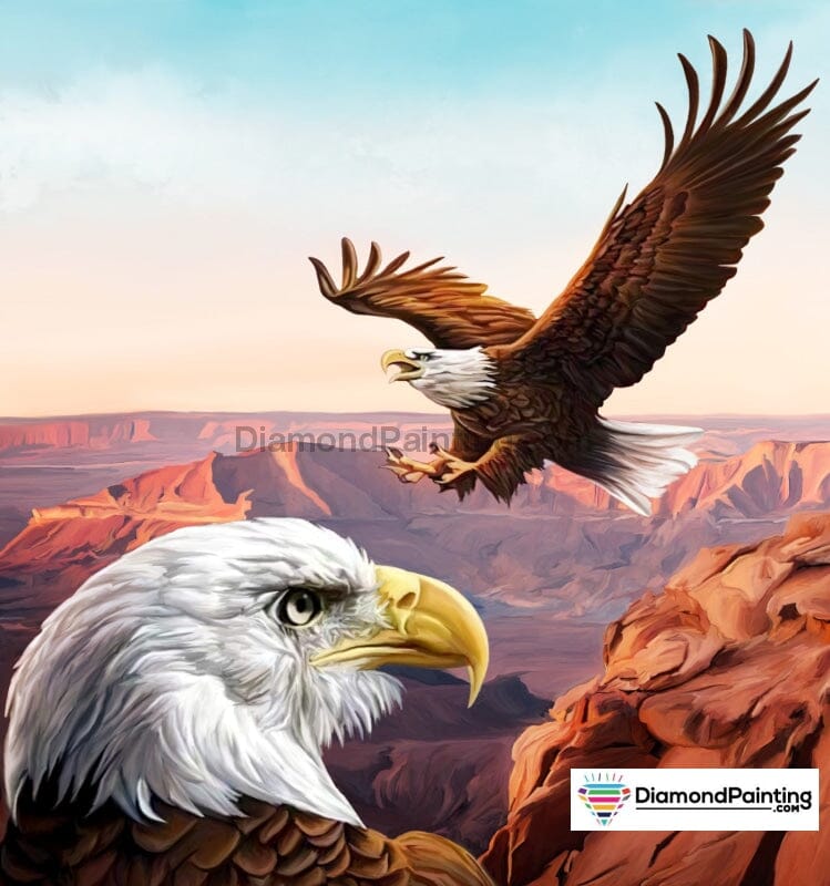 America The Beautiful Eagle Diamond Painting Kits Free Diamond Painting 