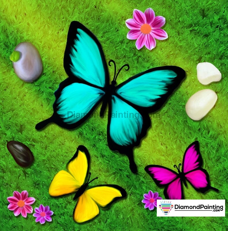 Butterfly Party Free Diamond Painting 