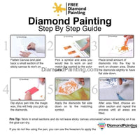 Thumbnail for Cat and Butterfly Diamond Painting Kit Free Diamond Painting 