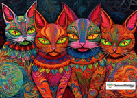 Thumbnail for Cat Friends Free Diamond Painting 