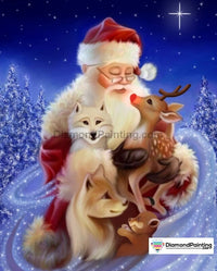 Thumbnail for Christmas Magic Santa Free Diamond Painting 