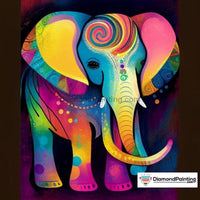 Thumbnail for Colorful Elephant Diamond Painting Kit Free Diamond Painting 