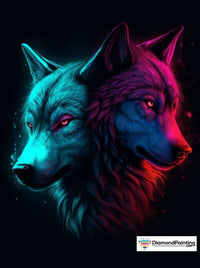 Thumbnail for Cosmic Wolf Free Diamond Painting 