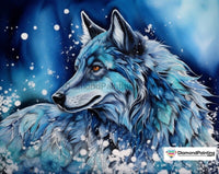 Thumbnail for Dark Sky Wolf Free Diamond Painting 