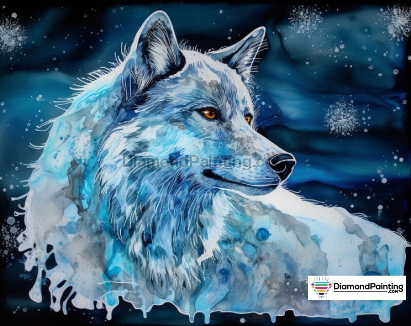 Dark Wolf Free Diamond Painting 
