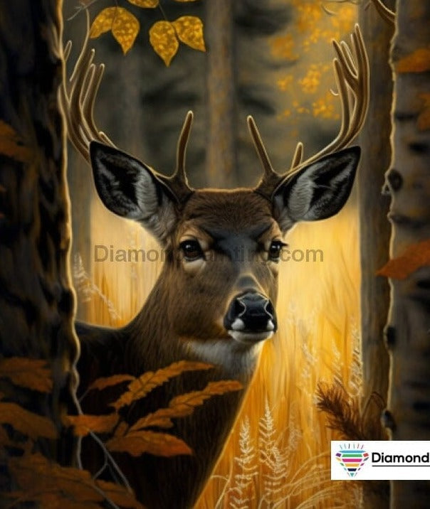 Deer at Peace Diamond Art Kit For Adults Diamond Painting 