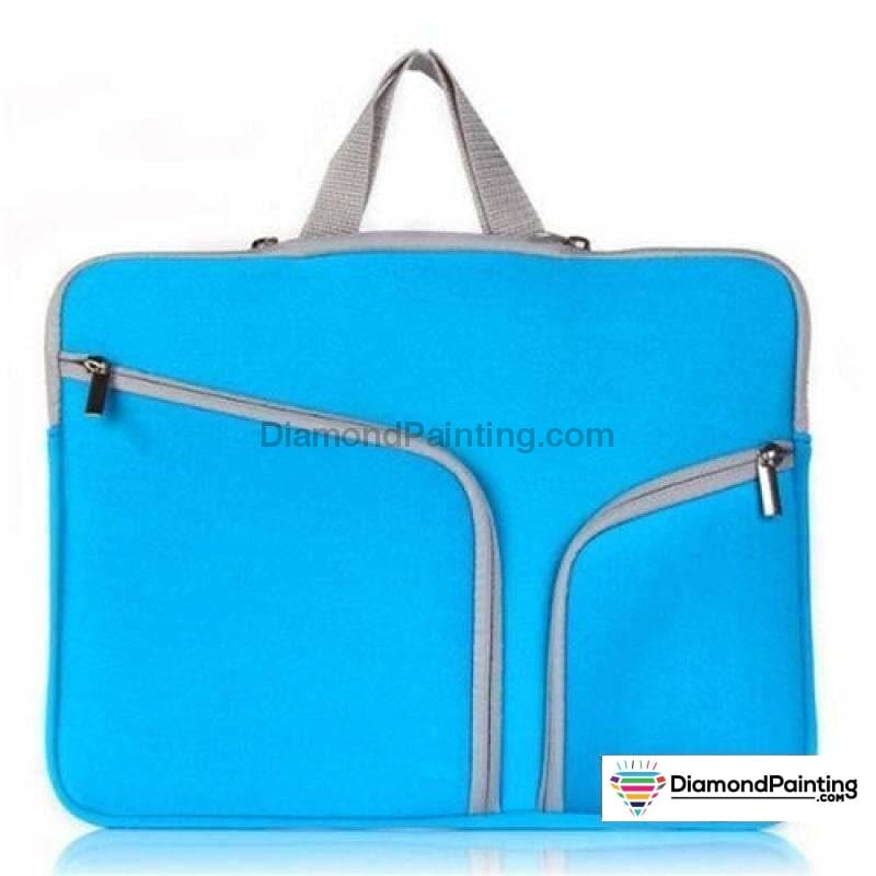 Diamond Painting Light Pad Tote/Briefcase Bag Free Diamond Painting Blue 