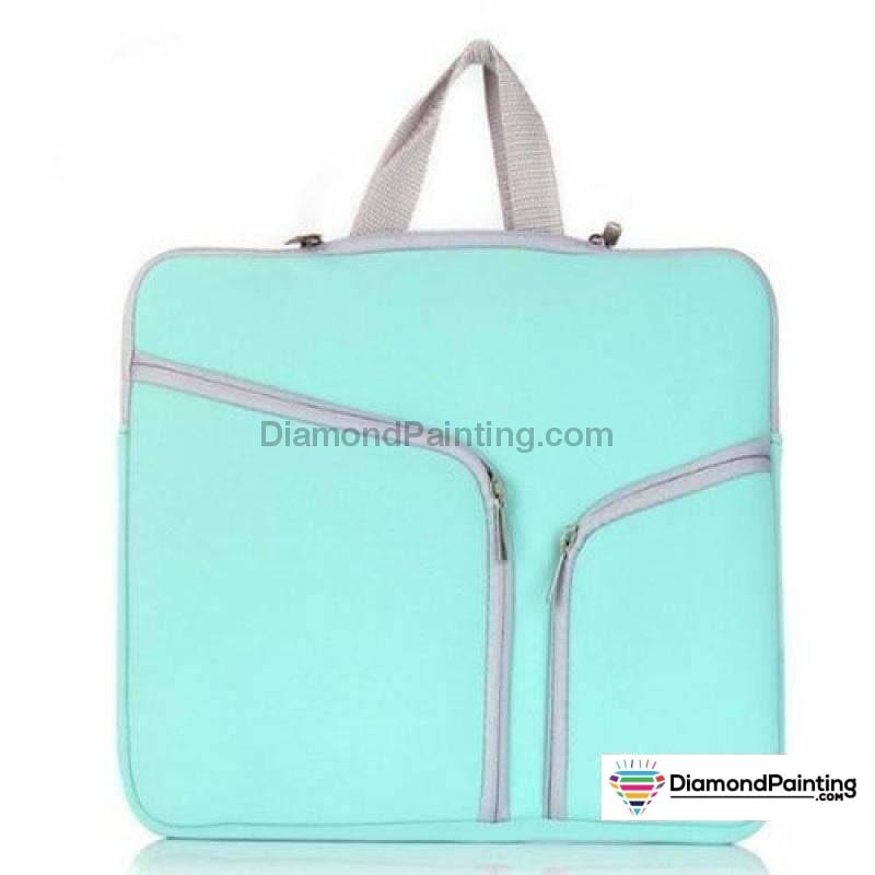 Diamond Painting Light Pad Tote/Briefcase Bag Free Diamond Painting Green 
