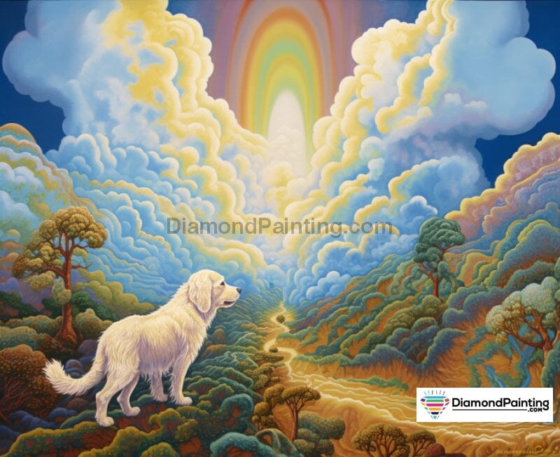 Dog Path To Heaven Free Diamond Painting 