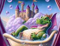 Thumbnail for Dragon Bubble Bath Diamond Painting Kit For Adults Diamond Painting 