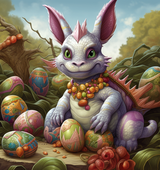 Easter Baby Dragon