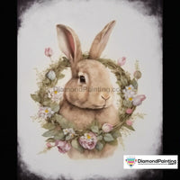 Thumbnail for Easter Bunny Wreath Diamond Painting 