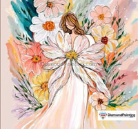 Thumbnail for Flower Girl Free Diamond Painting 