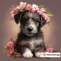 Thumbnail for Flower Power Puppy Free Diamond Painting 