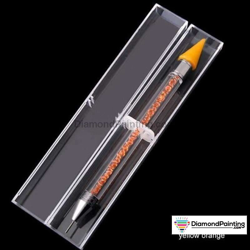 FREE Dual Sided Premium Ultra Diamond Painting Pens Free Diamond Painting yellow orange 
