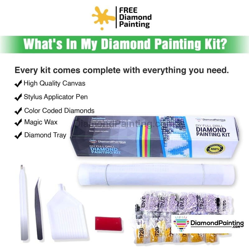 Happy Frog DIY Diamond Painting Kit Free Diamond Painting 