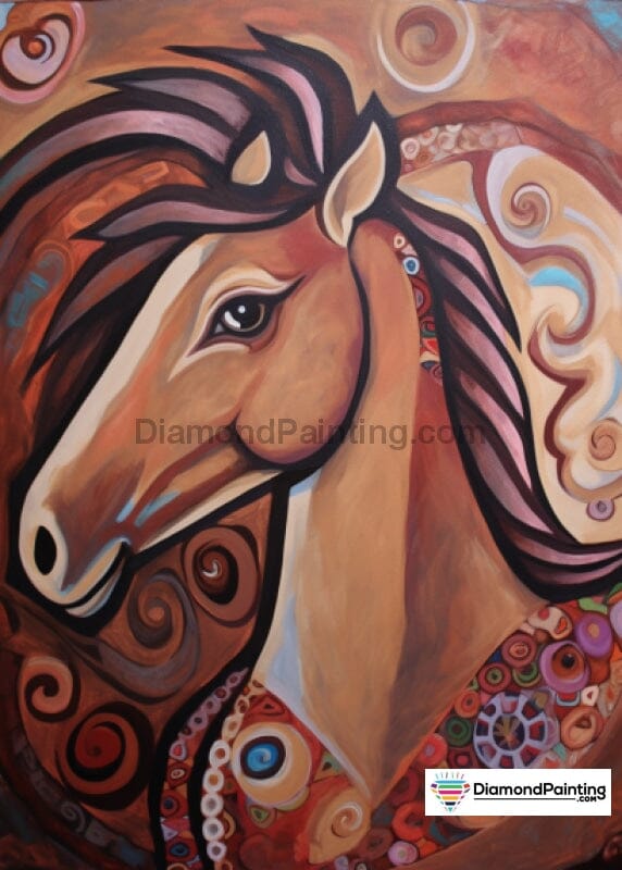 Happy Pony Free Diamond Painting 