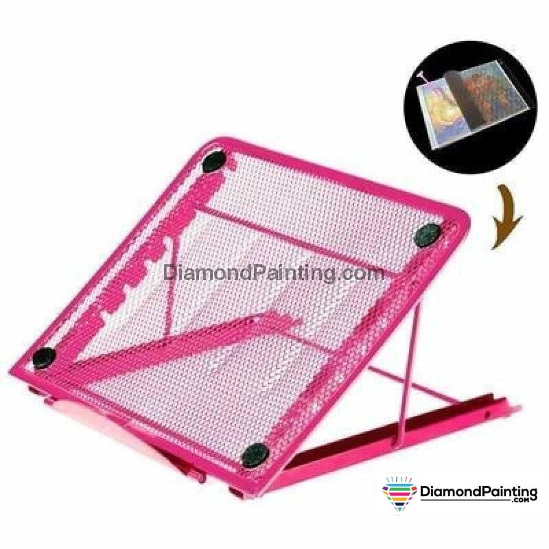 Light Pad Tablet Holder For Diamond Painting Free Diamond Painting Pink 