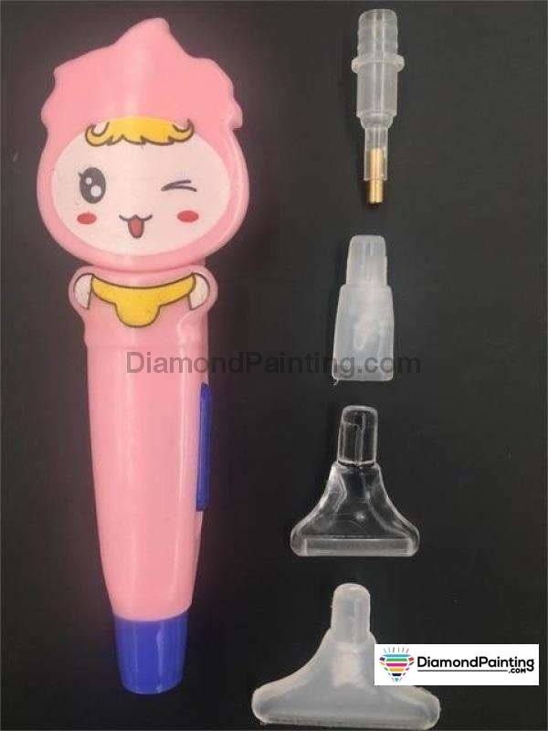 Lighted Diamond Ultra Pen - 4 Different Heads Free Diamond Painting Pinky Winky 