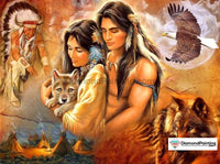 Thumbnail for Native Lands Diamond Painting Kit Free Diamond Painting 