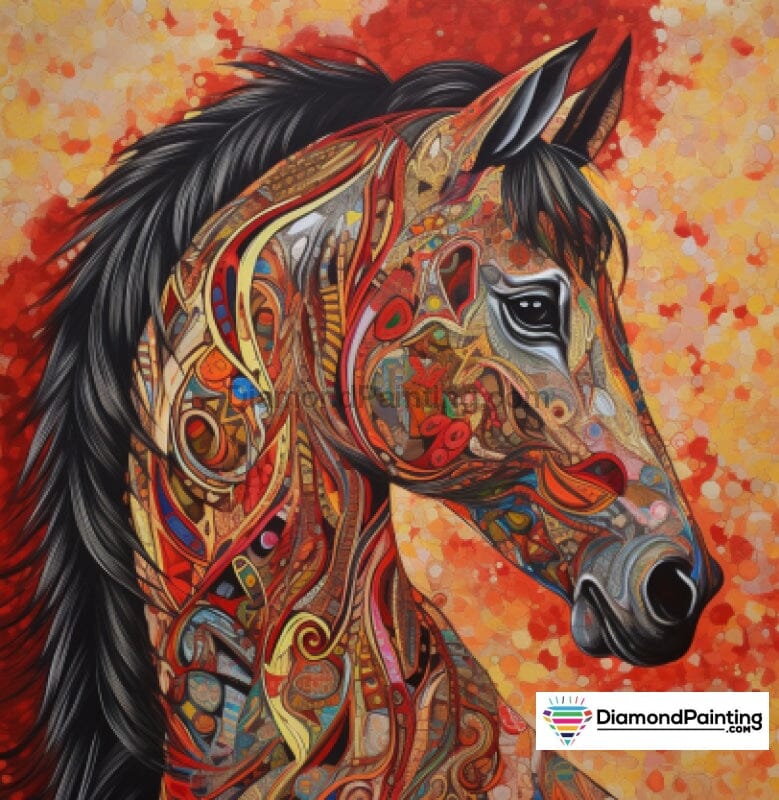 Native Pony Free Diamond Painting 