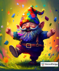 Thumbnail for Party Gnome Free Diamond Painting 