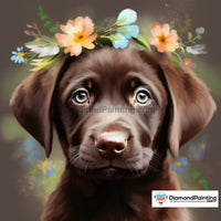 Thumbnail for Puppy Lab Love Free Diamond Painting 