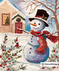 Thumbnail for The 1st Snowman Christmas Free Diamond Painting 