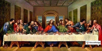 Thumbnail for The Last Supper Religious DIY Diamond Kit Free Diamond Painting round30x60cm 