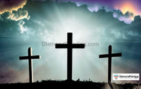 Thumbnail for Three Crosses Easter Free Diamond Painting 