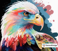 Thumbnail for Watercolor Bald Eagle Diamond Painting Kit For Adults Diamond Painting 
