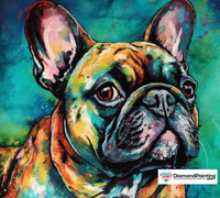 Thumbnail for Watercolor Bulldog Free Diamond Painting 