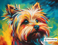 Thumbnail for Watercolor Yorkie Free Diamond Painting 