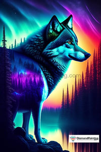 Thumbnail for Wisdom of the Wolf Diamond Painting Kit Diamond Painting 