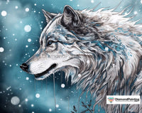 Thumbnail for Wolf of Winter Free Diamond Painting 